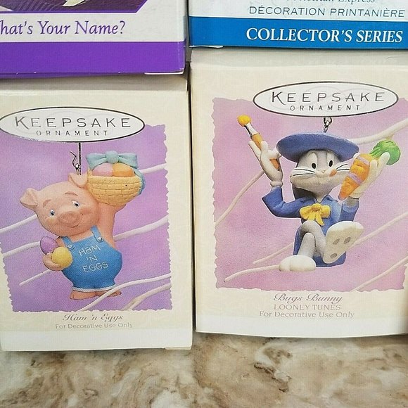 Hallmark Easter Ornaments Lot Of 17 within 14 Original Boxes Vintage - Picture 5 of 9